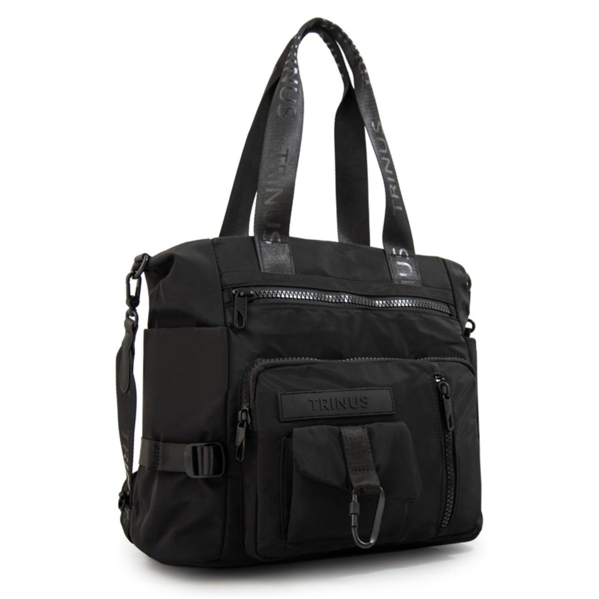 TRINUS - Cartera Dos Asas Regina Mujer Negro Trinus