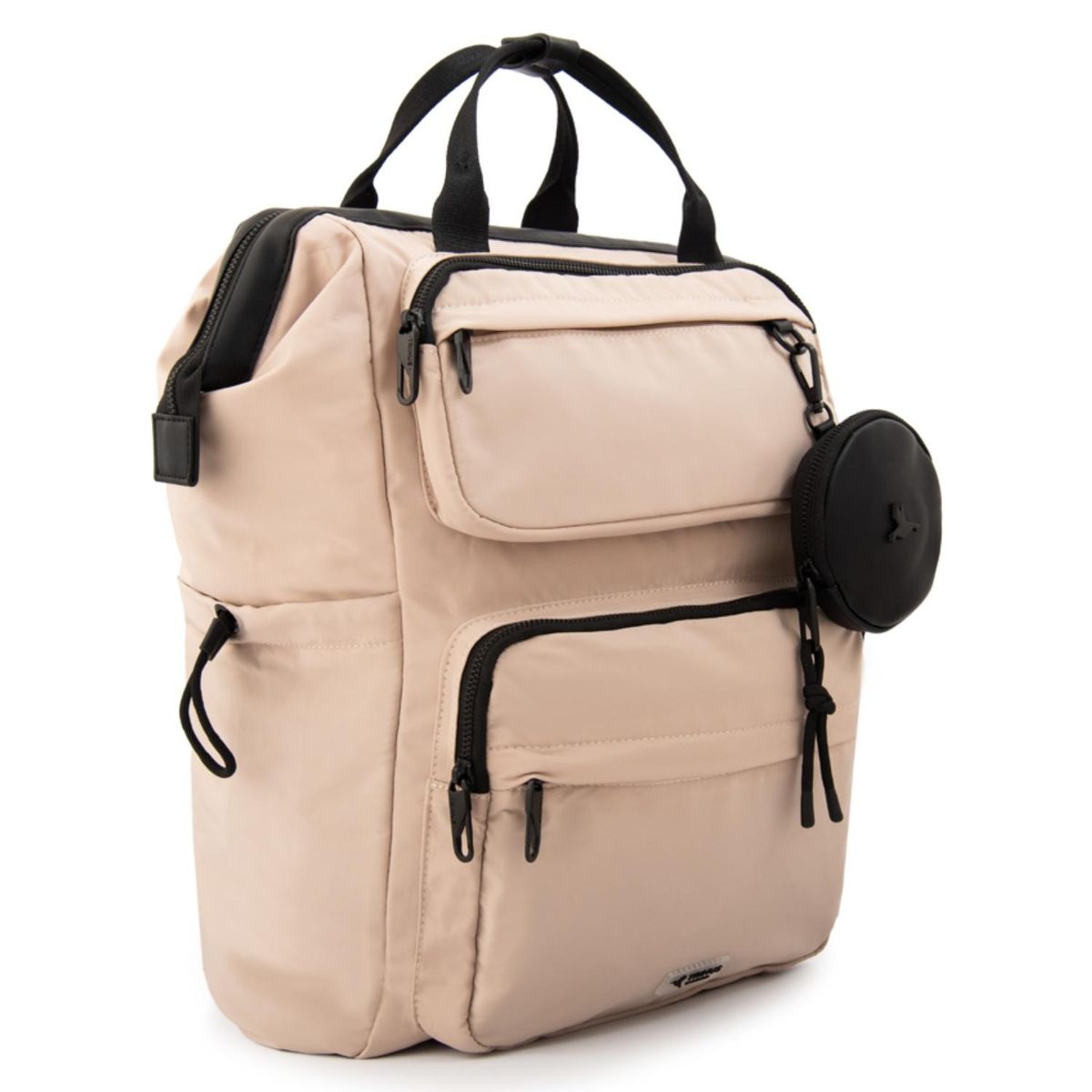 TRINUS - Mochila Con Colgante Pilar Mujer Beige Trinus