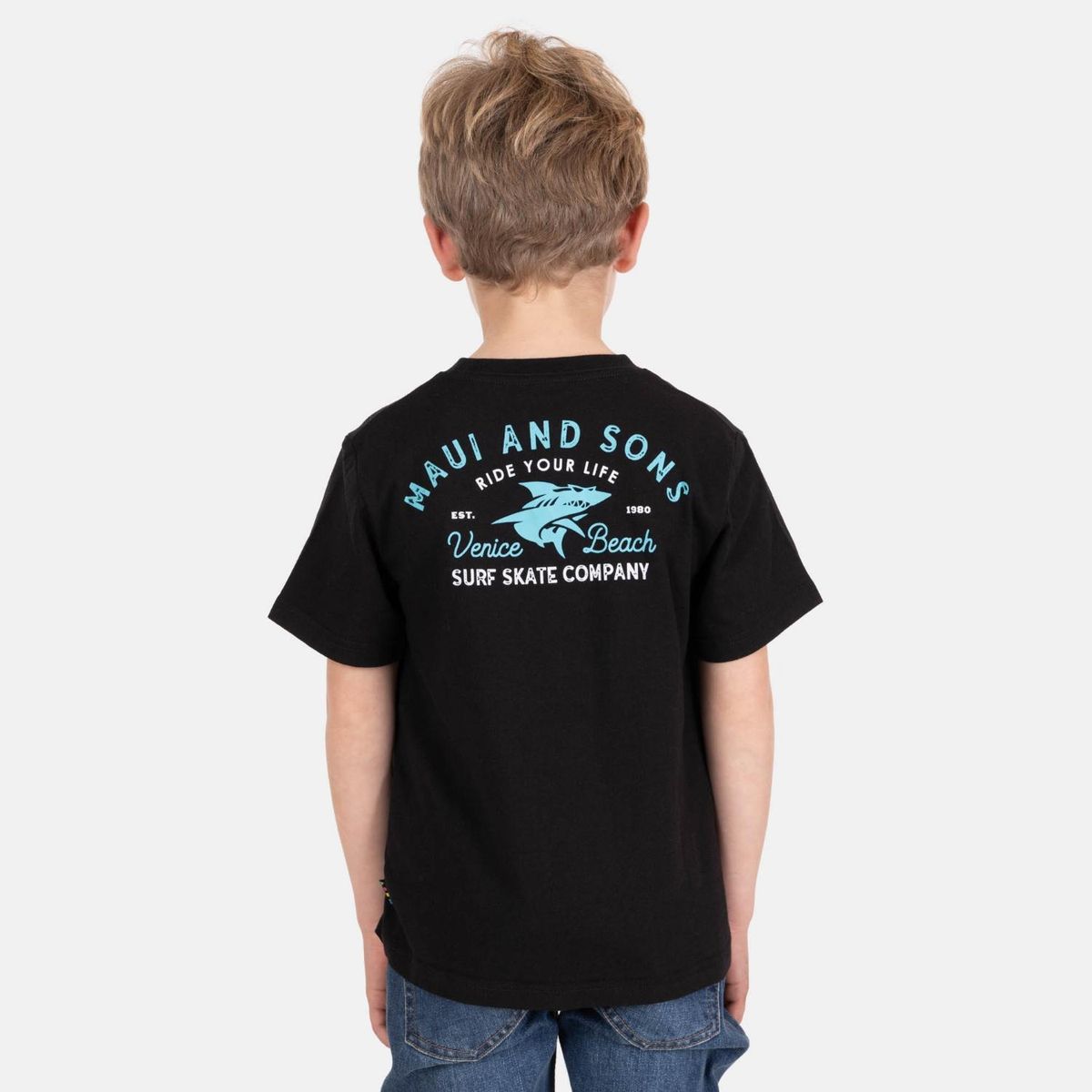 MAUI AND SONS - Poleras Manga Corta Algodón Niño Maui And Sons
