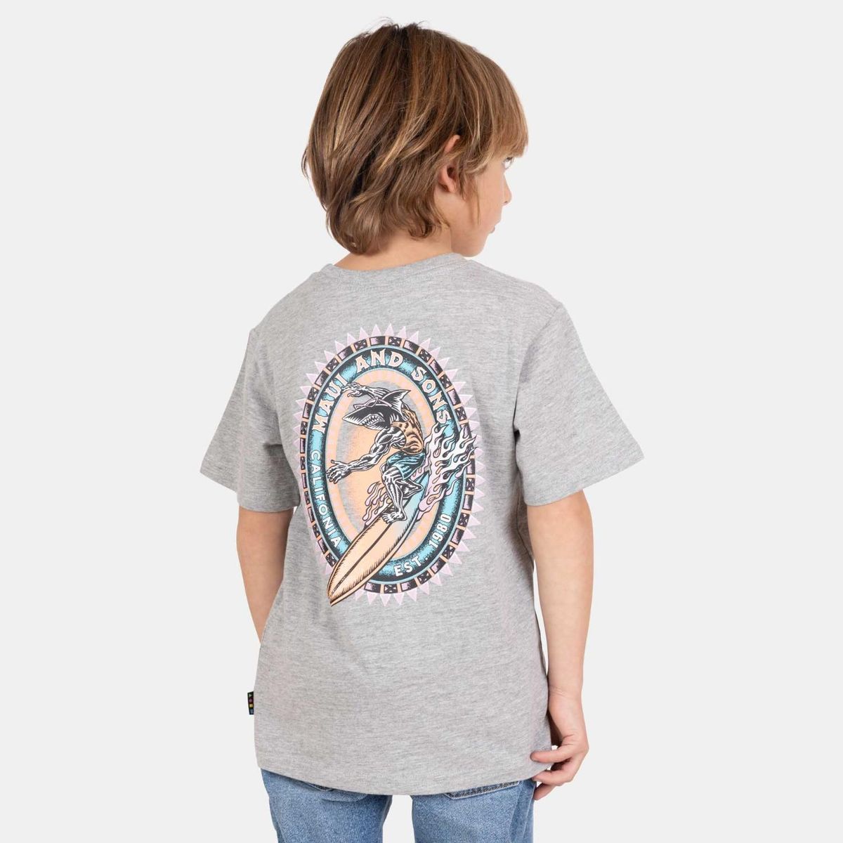 MAUI AND SONS - Poleras Manga Corta Algodón Niño Maui And Sons