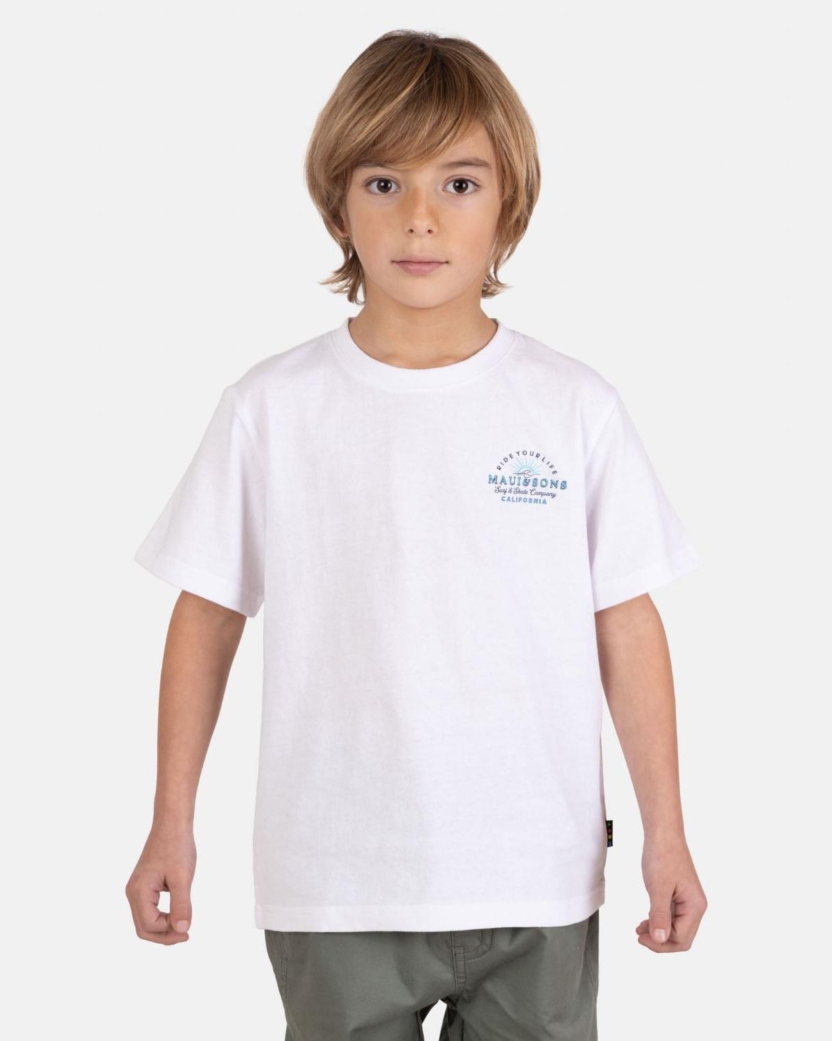 MAUI AND SONS Poleras Manga Corta Algodón Niño Maui And Sons