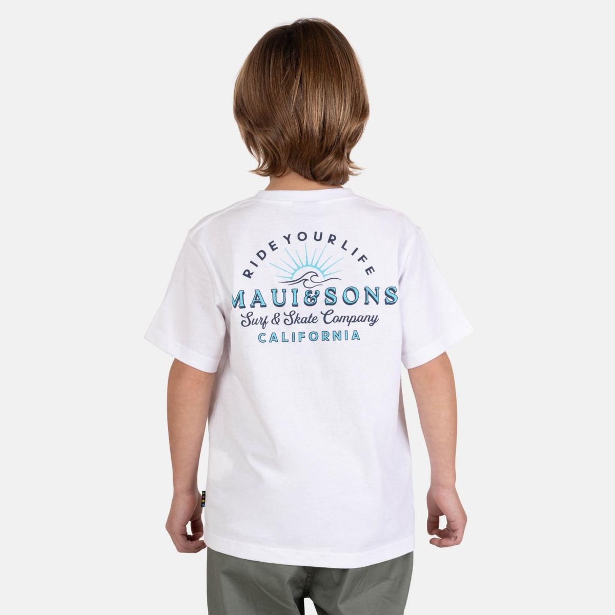 MAUI AND SONS - Poleras Manga Corta Algodón Niño Maui And Sons