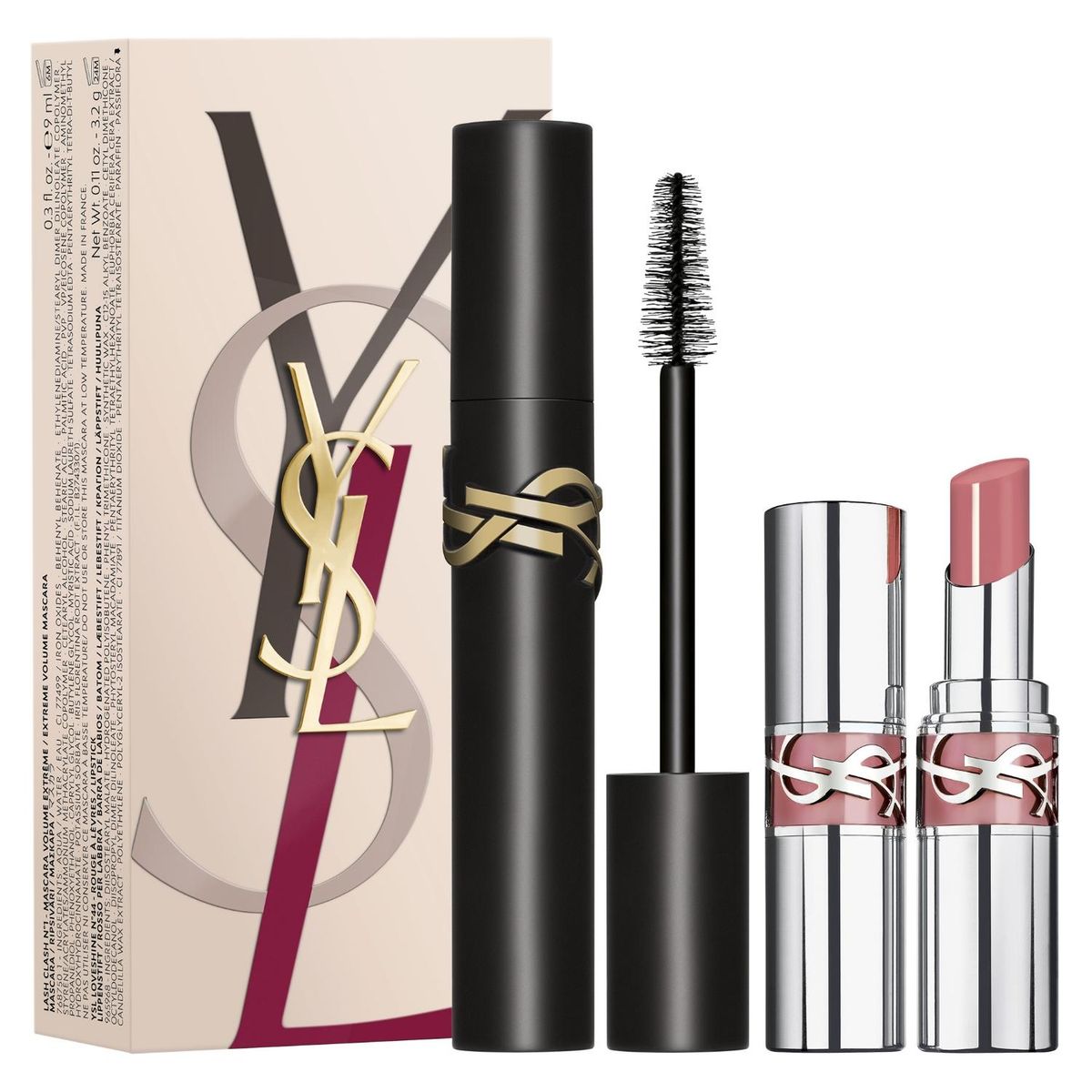 YVES SAINT LAURENT - Set Máscara De Pestañas Lash Clash + Loveshine 44 Yves Saint Laurent