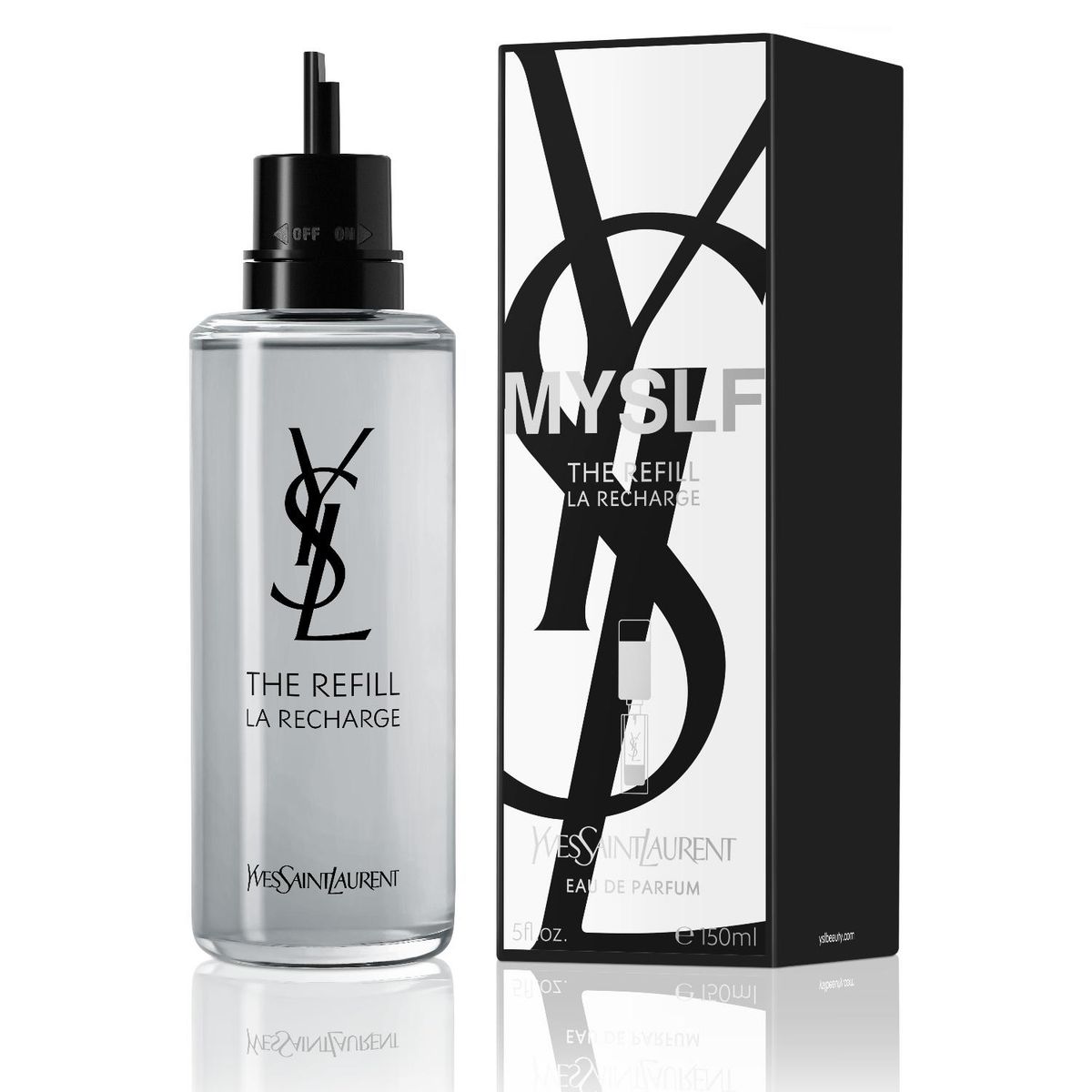 YVES SAINT LAURENT - Refill Perfume Hombre Myslf Eau De Parfum 150Ml Yves Saint Laurent