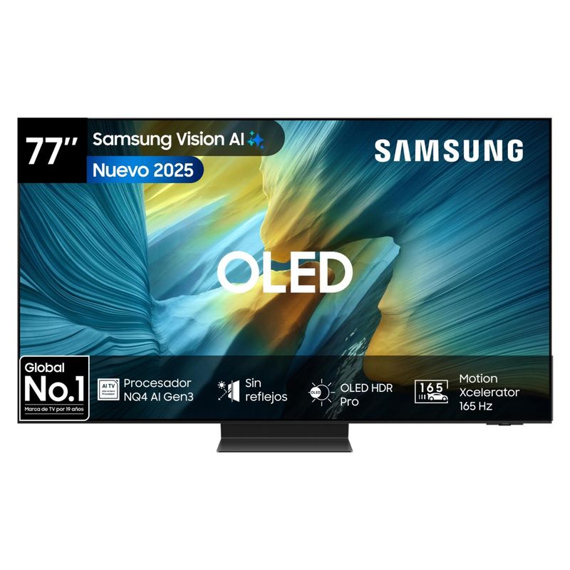 SAMSUNG - OLED S95F 77" 4K Vision AI Smart TV (2025) SAMSUNG