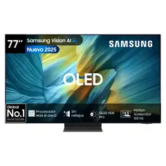 SAMSUNG - OLED S95F 77" 4K Vision AI Smart TV (2025)