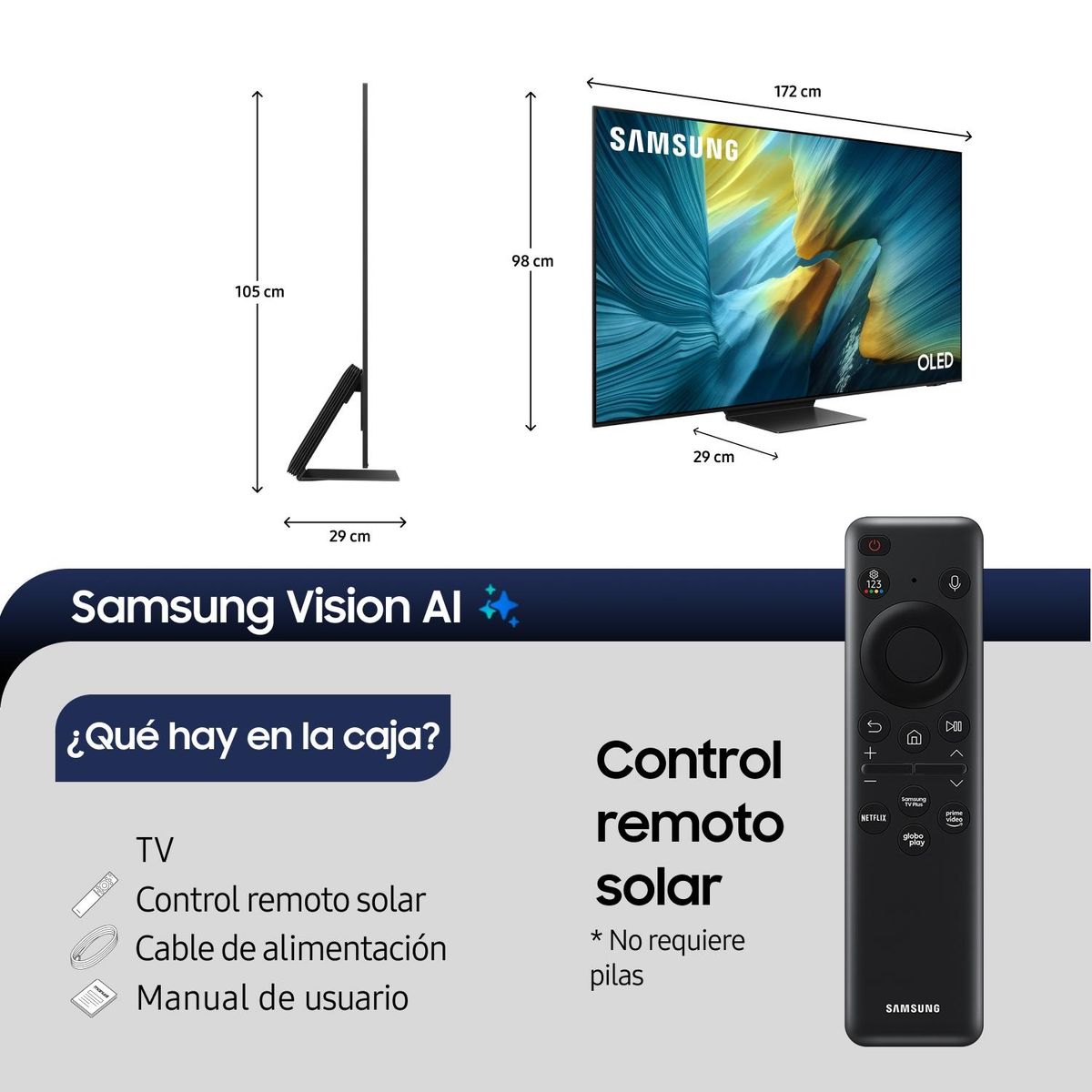 SAMSUNG - 77" OLED S95F 4K Vision AI Smart TV (2025)