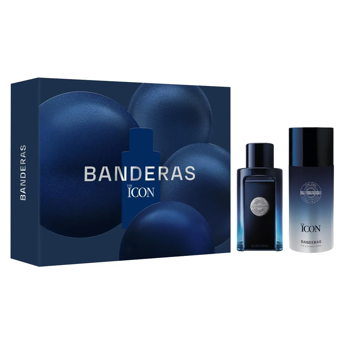 ANTONIO BANDERAS - Estuche The Icon EDT 100 ml + 24h Desodorante Spray 150 ml Hombre Bandera