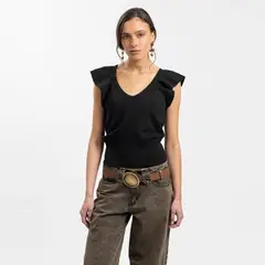 LOLITA POCKET - Polera Manga Corta Mujer