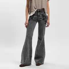 LOLITA LPK - Jeans Flare Tiro Medio Mujer