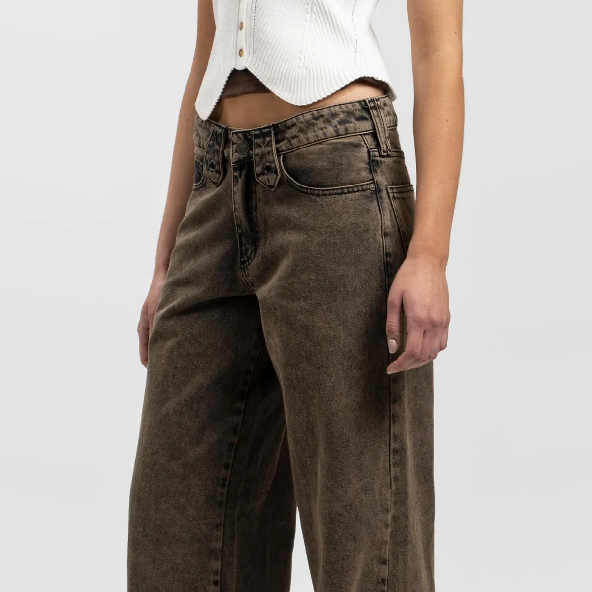 LOLITA LPK - Jeans Boyfriend Tiro Medio Mujer Lolita Lpk