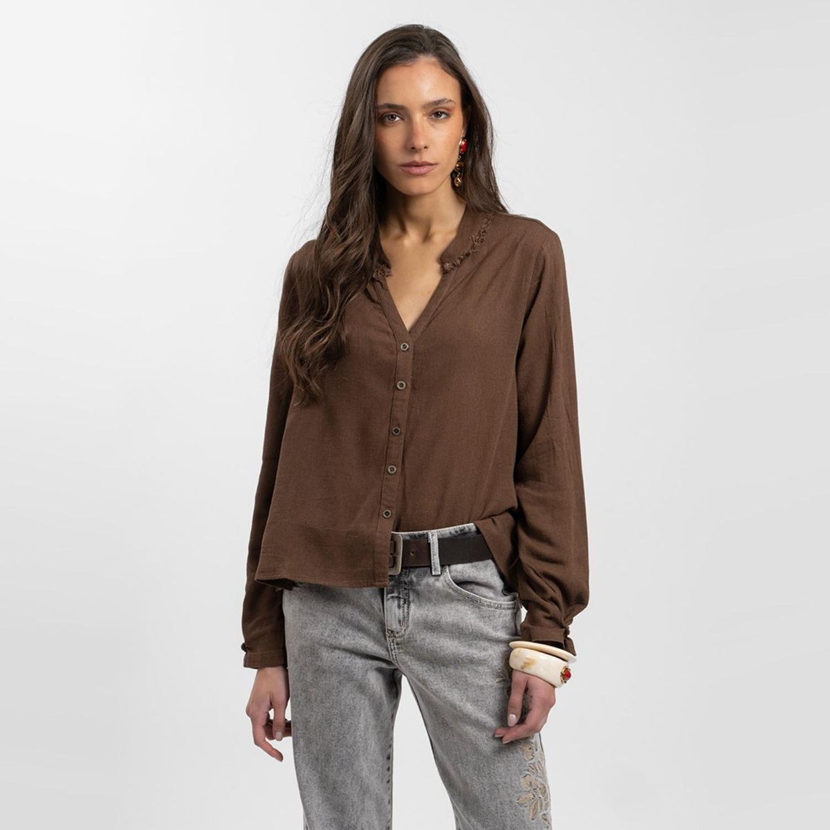 LOLITA LPK - Blusa Manga Larga Mujer Lolita Pocket