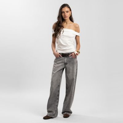 Imagen 2 del producto Jeans Boyfriend Tiro Medio Mujer