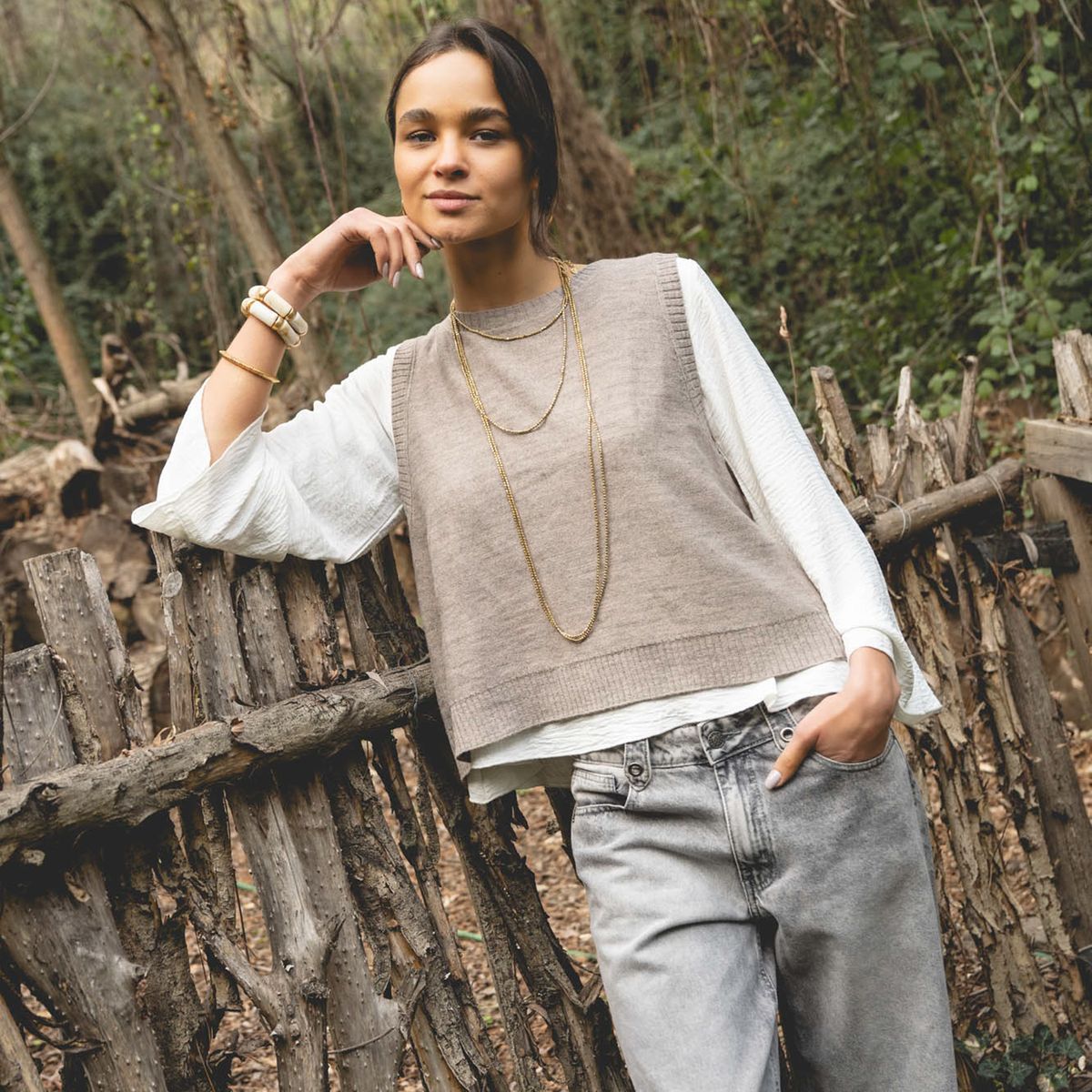 LOLITA LPK - Jeans Boyfriend Tiro Medio Mujer Lolita Lpk