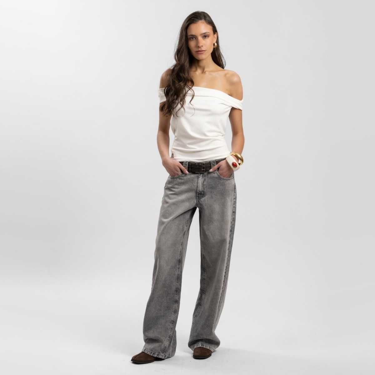 LOLITA LPK - Jeans Boyfriend Tiro Medio Mujer Lolita Lpk