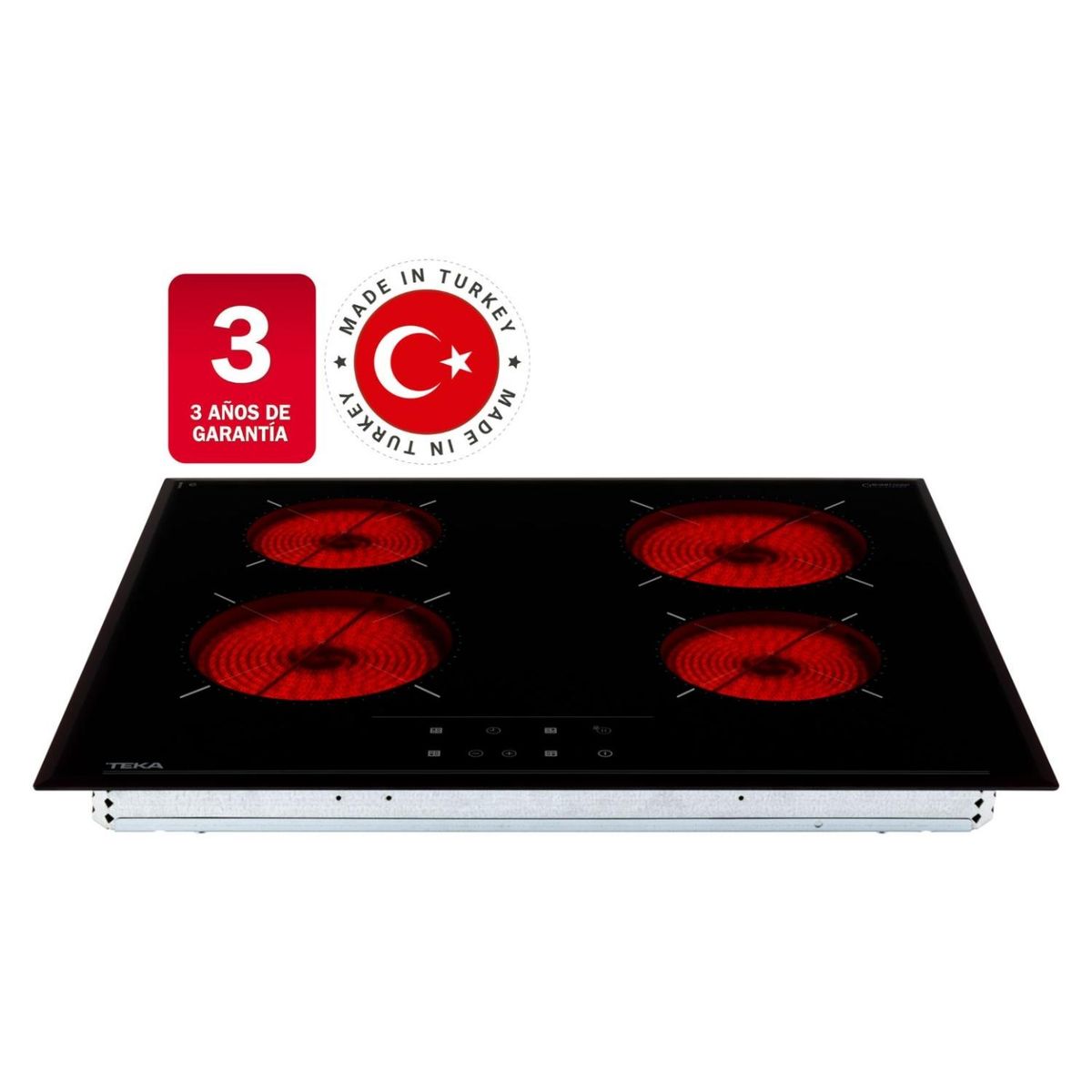 TEKA - Encimera Vitr Tri 64910 Tc3 (3000W) Teka