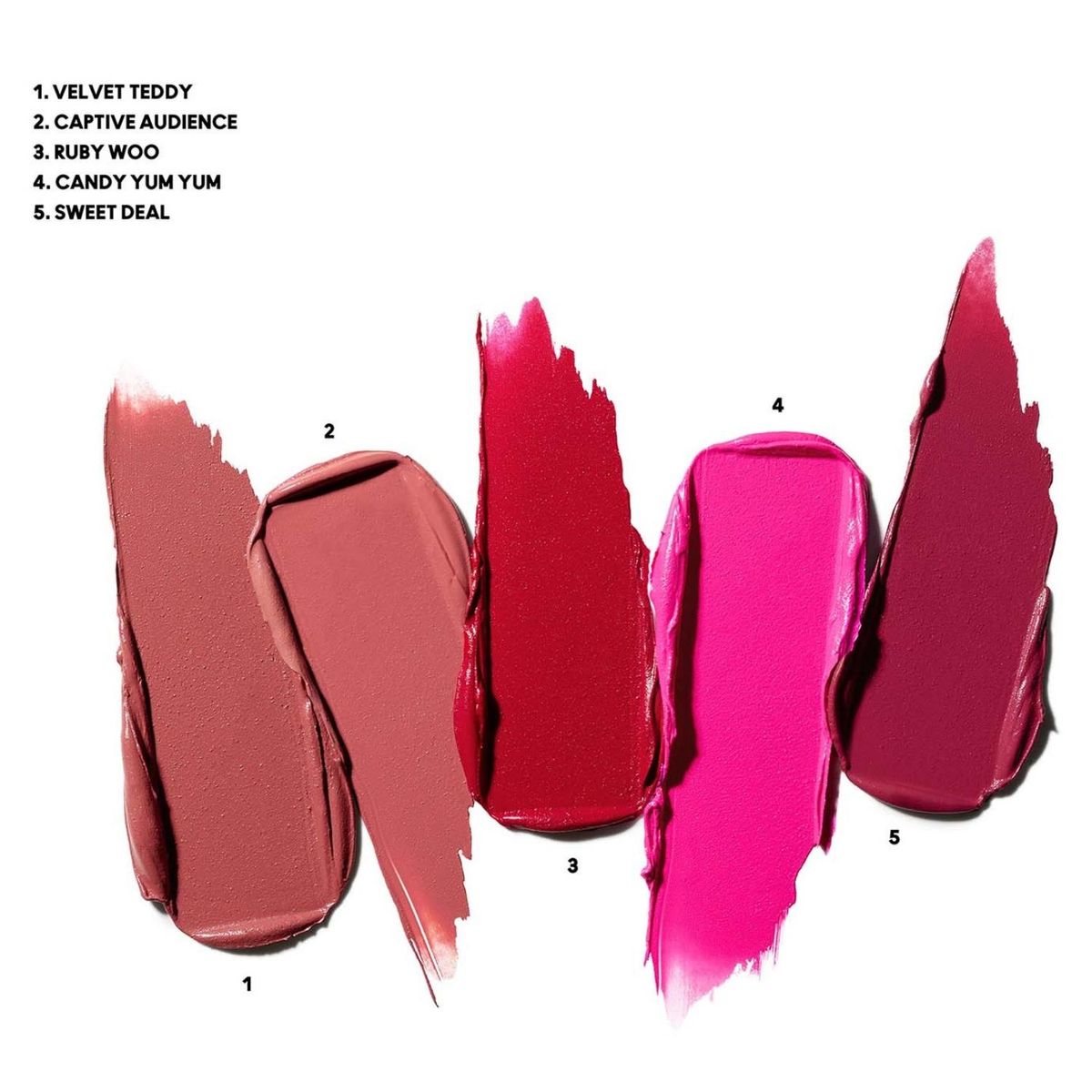 MAC - Set de Maquillaje de Labios MAC Less Is Bore Lip Kit x 5