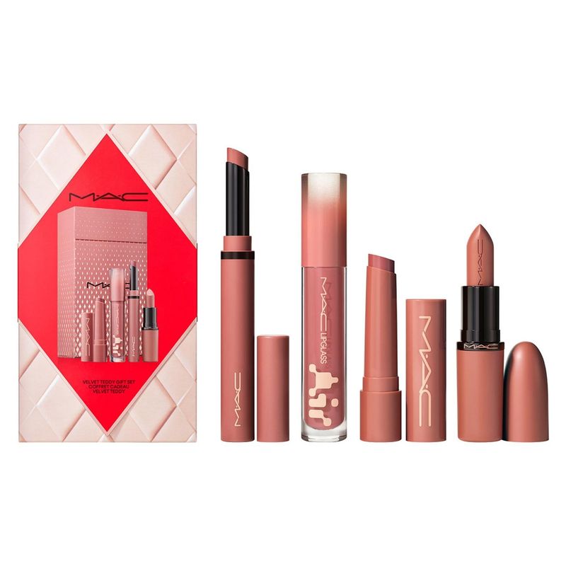 MAC 新品未使用　TOTALLY TEDDY LIP KIT MAC Set de Maquillaje de Labios MAC Totally teddy Lip Kit