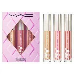 undefined - Set de Maquillaje de Labios MAC Gloss Enthusiast Lipglass Air Trio