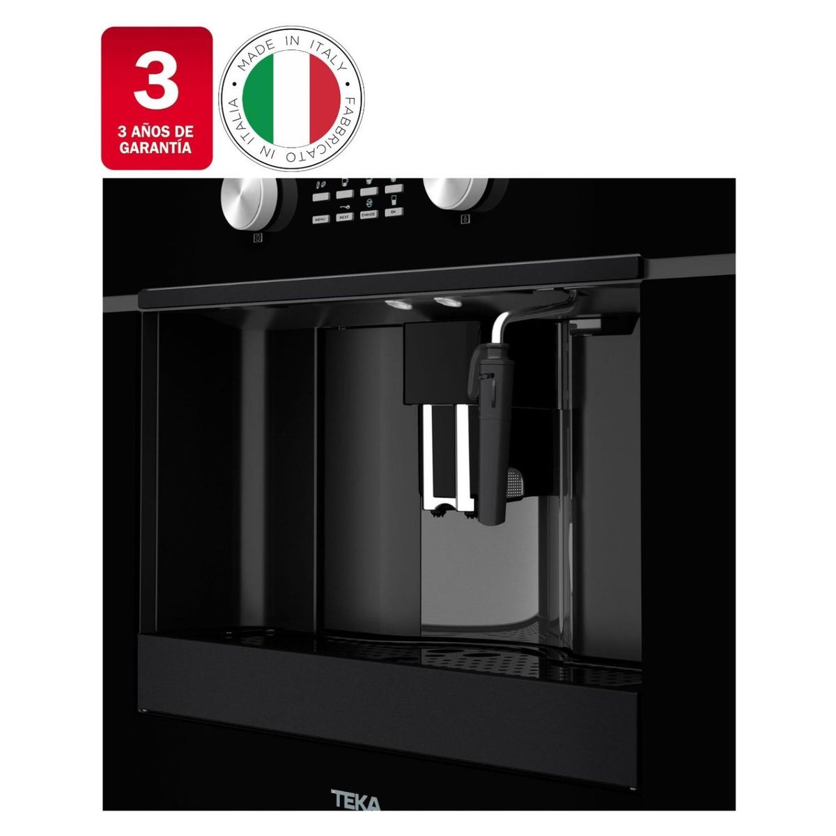 TEKA - Cafetera Empotrada Grano Clc 855 Gm Bk Teka