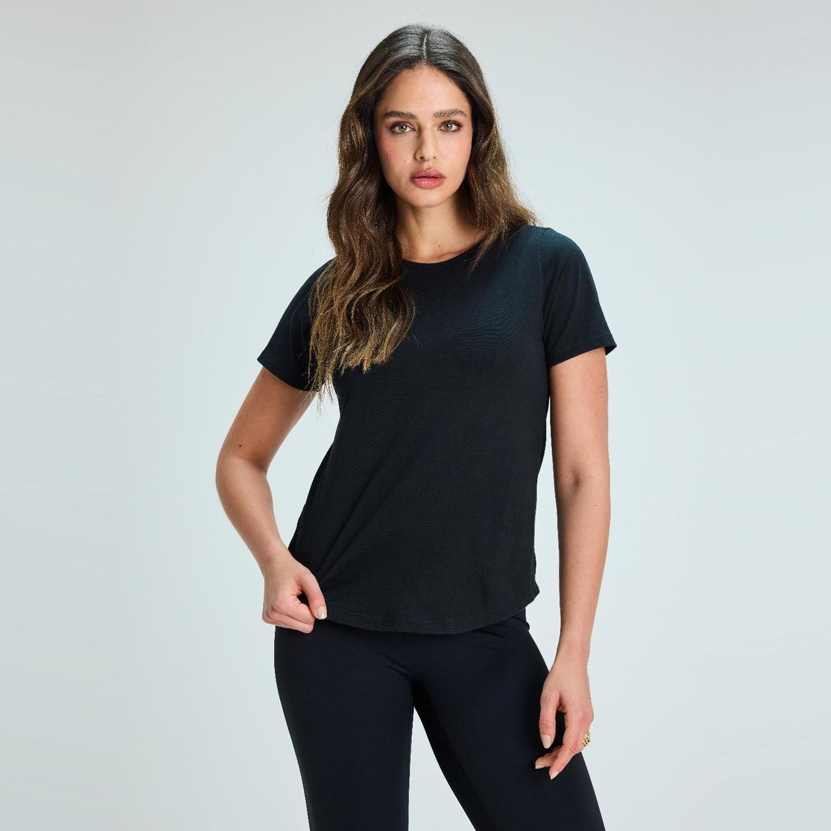 JOYFITTERS - Polera Manga Corta Algodón Mujer Joyfitters