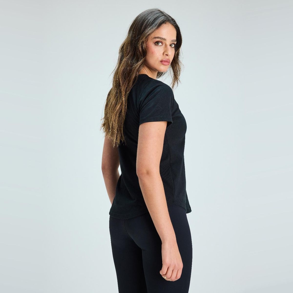 JOYFITTERS - Polera Manga Corta Algodón Mujer Joyfitters