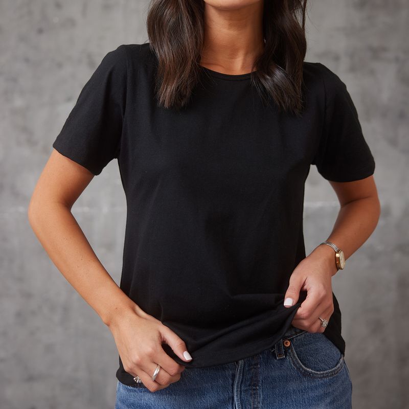 JOYFITTERS - Polera Manga Corta Algodón Mujer Joyfitters