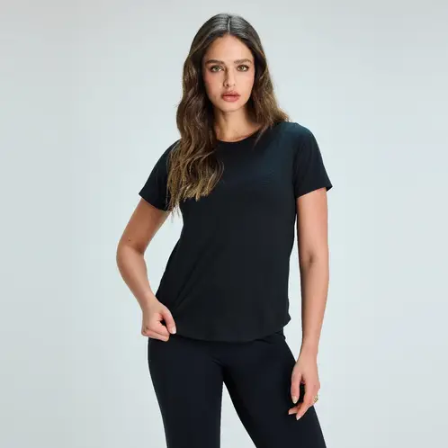 JOYFITTERS - Polera Manga Corta Algodón Mujer