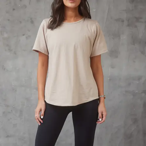 JOYFITTERS - Polera Manga Corta Algodón Mujer