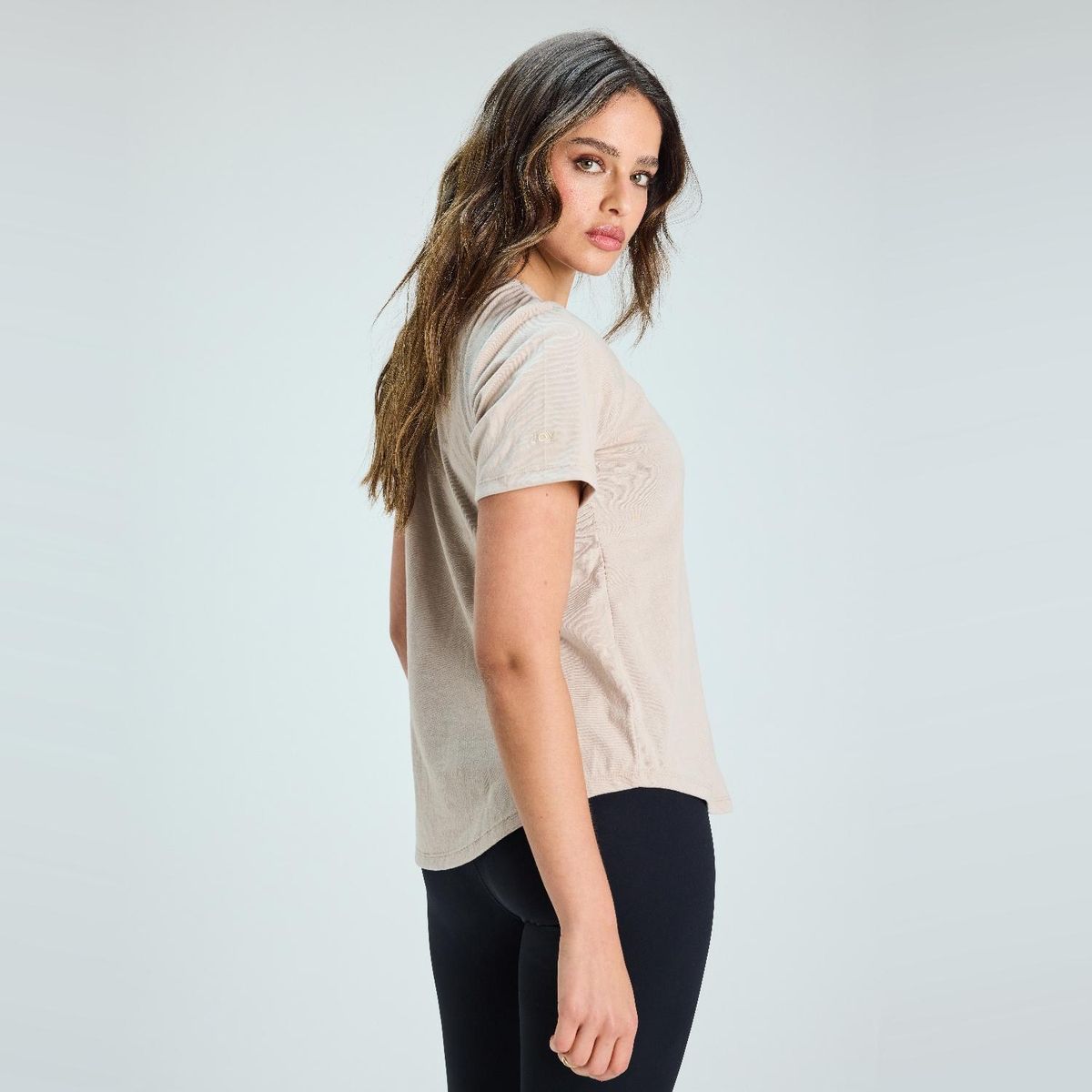 JOYFITTERS - Polera Manga Corta Algodón Mujer Joyfitters