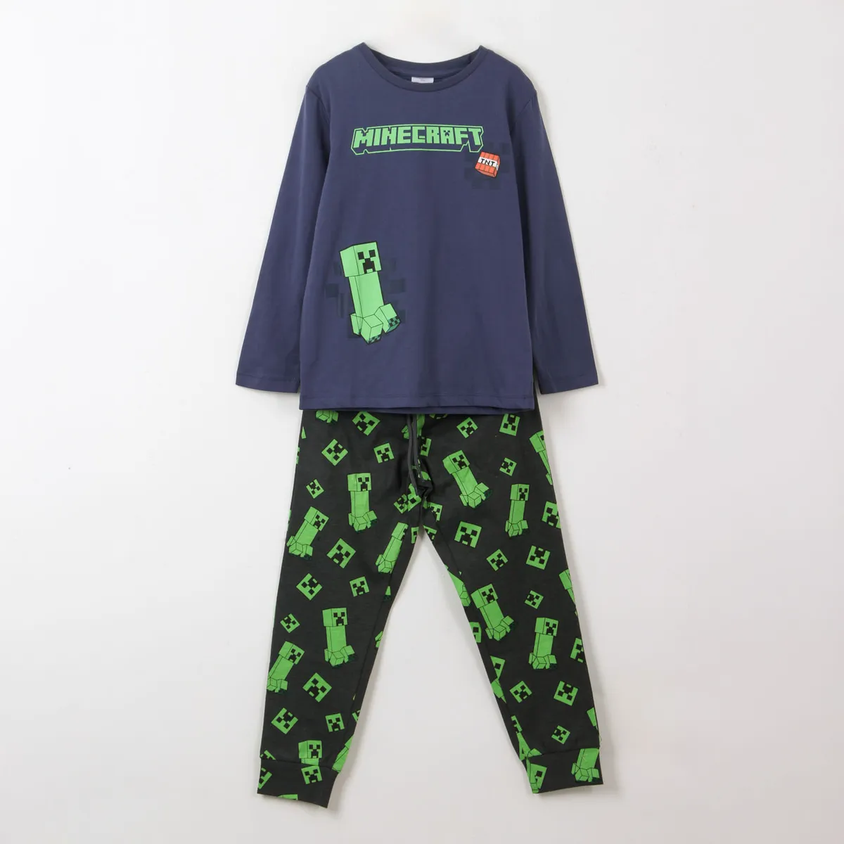 MINECRAFT - Pijama Niño Algodón 2 Piezas Minecraft