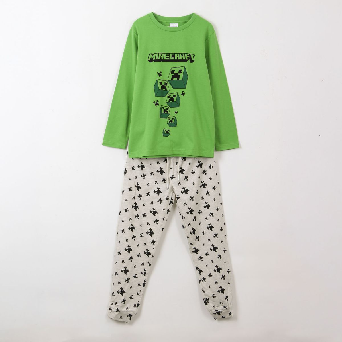 MINECRAFT - Pijama Niño Algodón 2 Piezas Minecraft