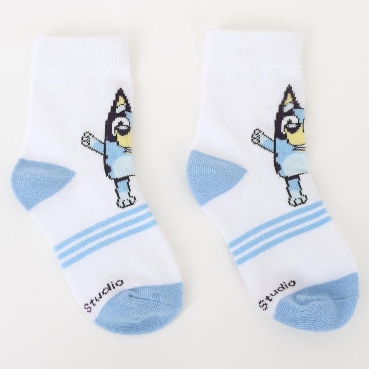 BLUEY - Pack 3 Piezas Calcetines De Vestir Niña Algodón Bluey