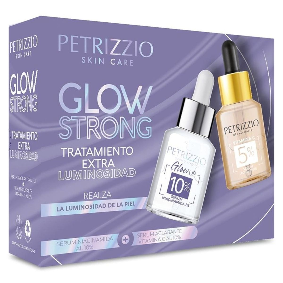 PETRIZZIO - Estuche Serum Vitamina C al 10% + Serum Niacinamida al 10% Petrizzio