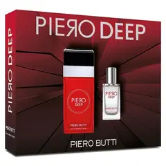 PIERO BUTTI - Set Perfume Hombre Piero Deep EDP 100Ml + 30Ml