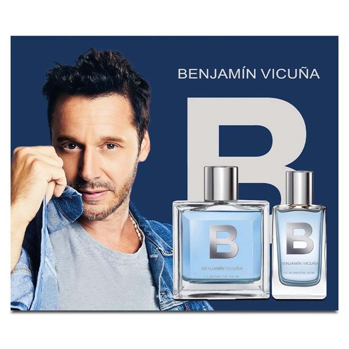 BENJAMIN - Set Perfume Hombre Benjamin Vicuña EDT 100 Ml + 30 Ml Benjamin