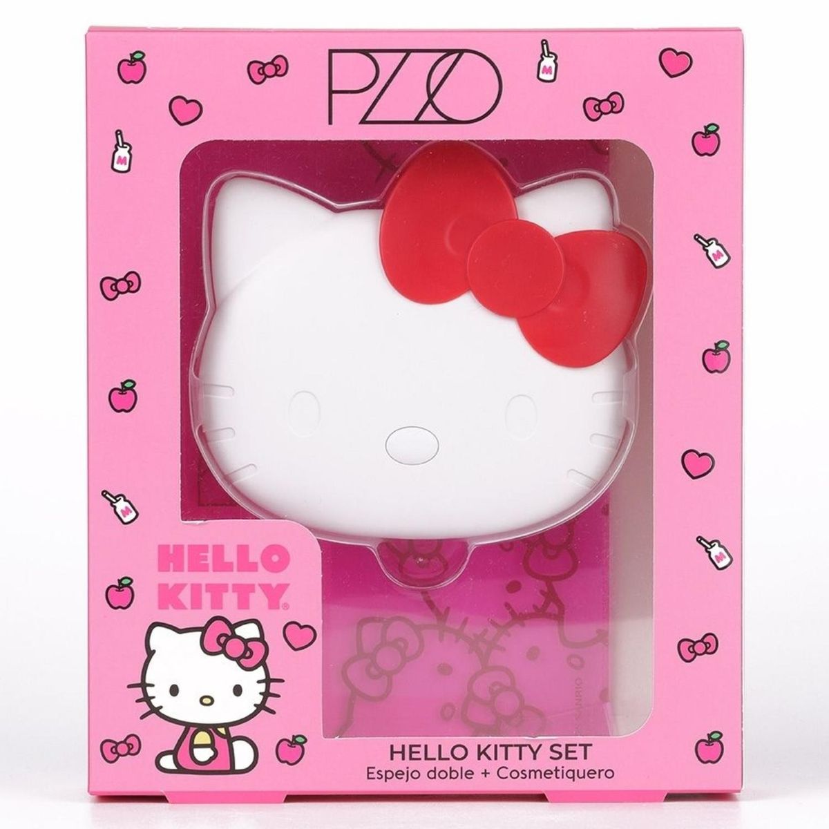 PETRIZZIO - Set Cosmetiquero + Espejo Hello Kitty Petrizzio