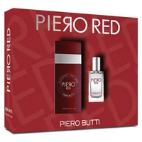 Set Perfume Hombre Piero Red EDP 100Ml + 30 Ml
