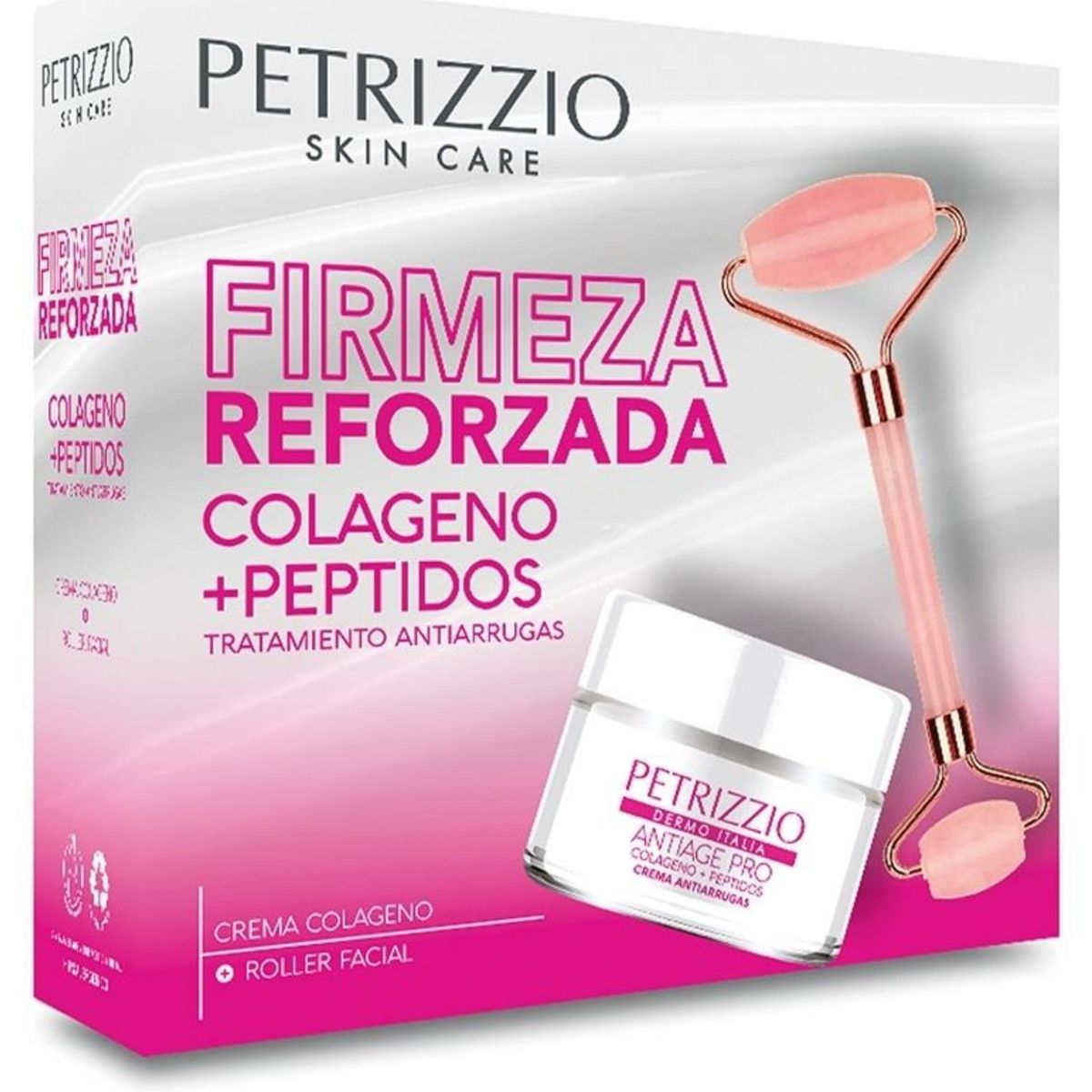 PETRIZZIO - Estuche Antiage Pro Colágeno Péptidos Crema + Roller Antiedad 50 G Petrizzio