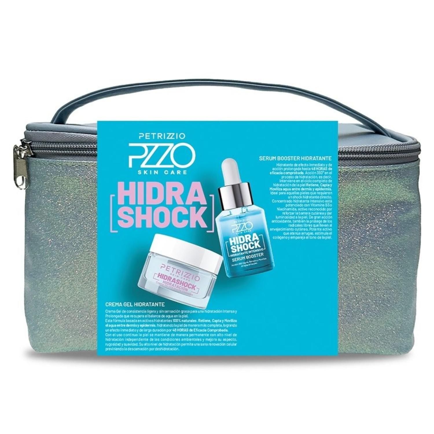 PETRIZZIO Neceser + Crema Gel Hidratante + Serum Booster