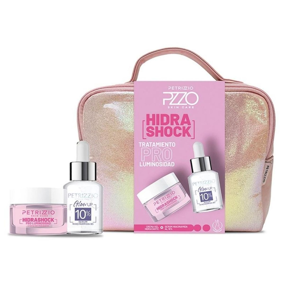 PETRIZZIO - Maleta Hidra Shock Crema Gel Hidratante + Serum Niacinamida al 10% Petrizzio
