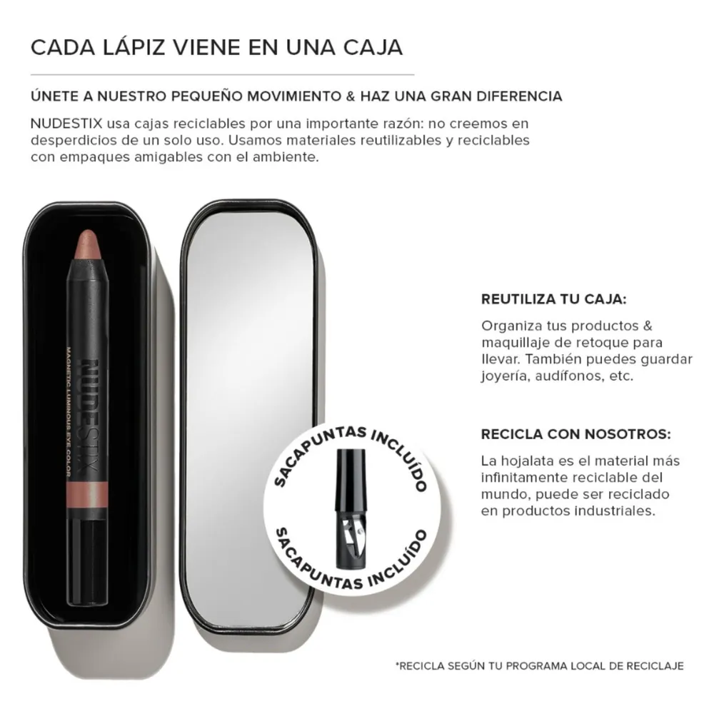 Nudestix Magnetic Luminous Eye Color Copper Foil, foto 4
