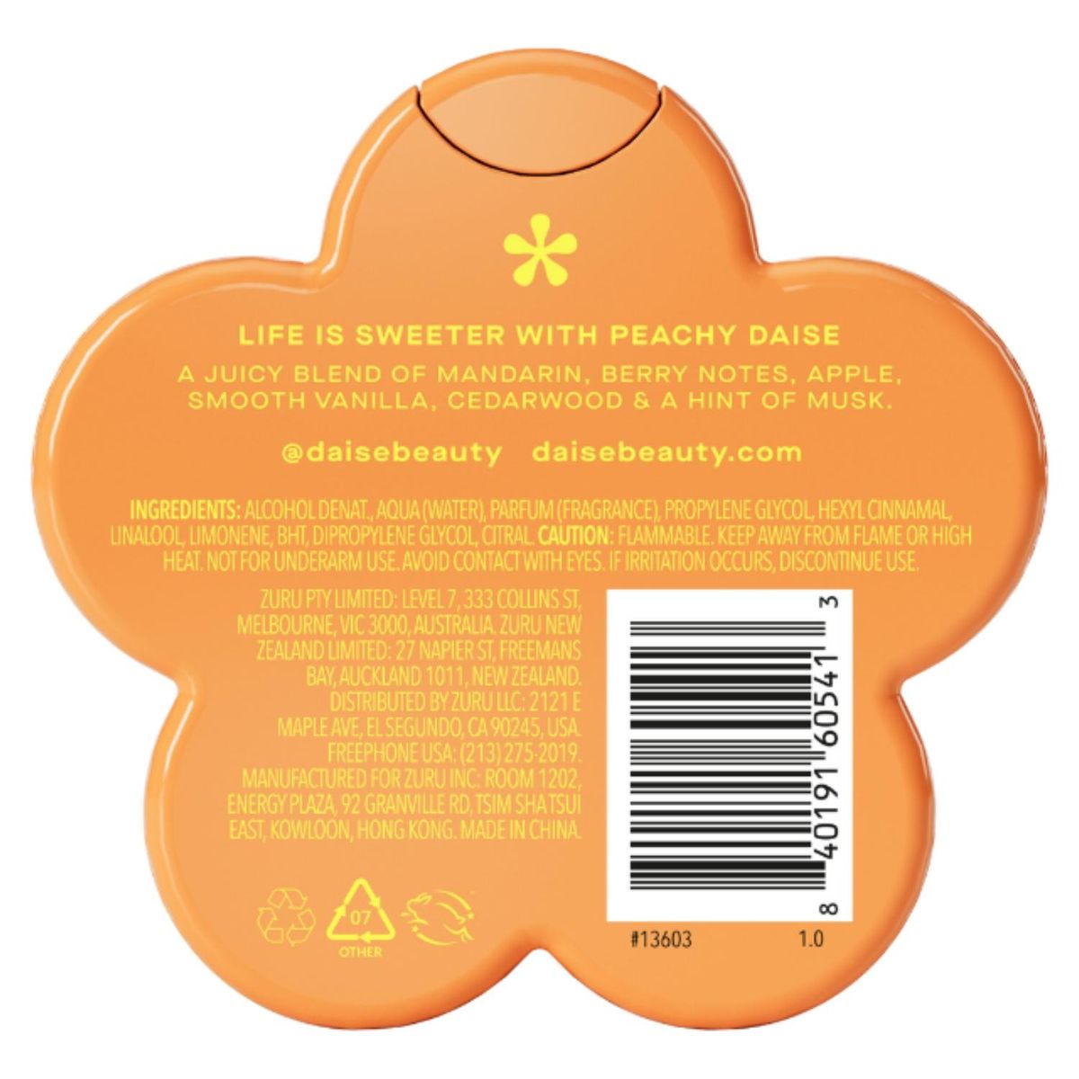 DAISE BEAUTY - Bruma Corporal Peachy Dayse