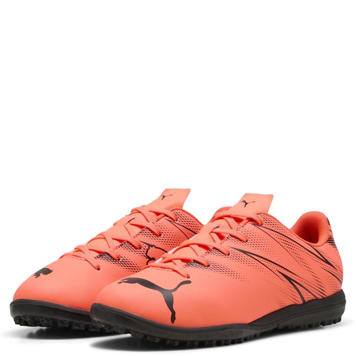 PUMA - Attacanto TT Zapatilla Deportiva Baby Fútbol Niño Naranjo (28 a 38) Puma