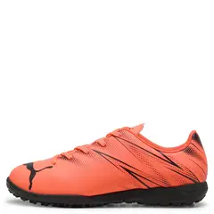 PUMA - Attacanto Tt Zapatilla Deportiva Baby Fútbol Niño Naranjo (28 A 38)