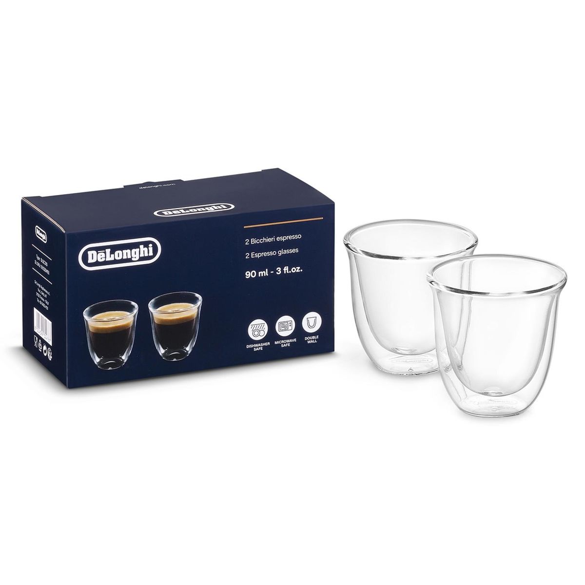 DELONGHI - Set Vasos Espresso Delonghi