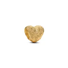 PANDORA - Mini Charm Corazón Con Textura Mujer
