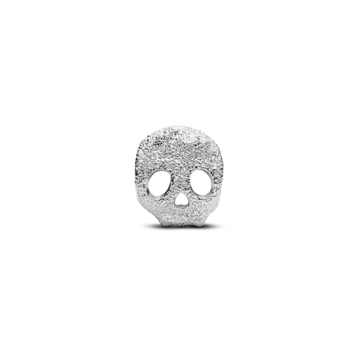 PANDORA - Mini Charm Calavera Con Textura Mujer Pandora