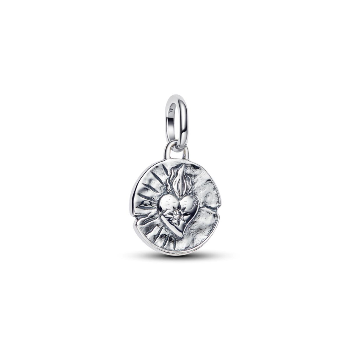 PANDORA - Charm Medallón Con Corazón Mujer Pandora