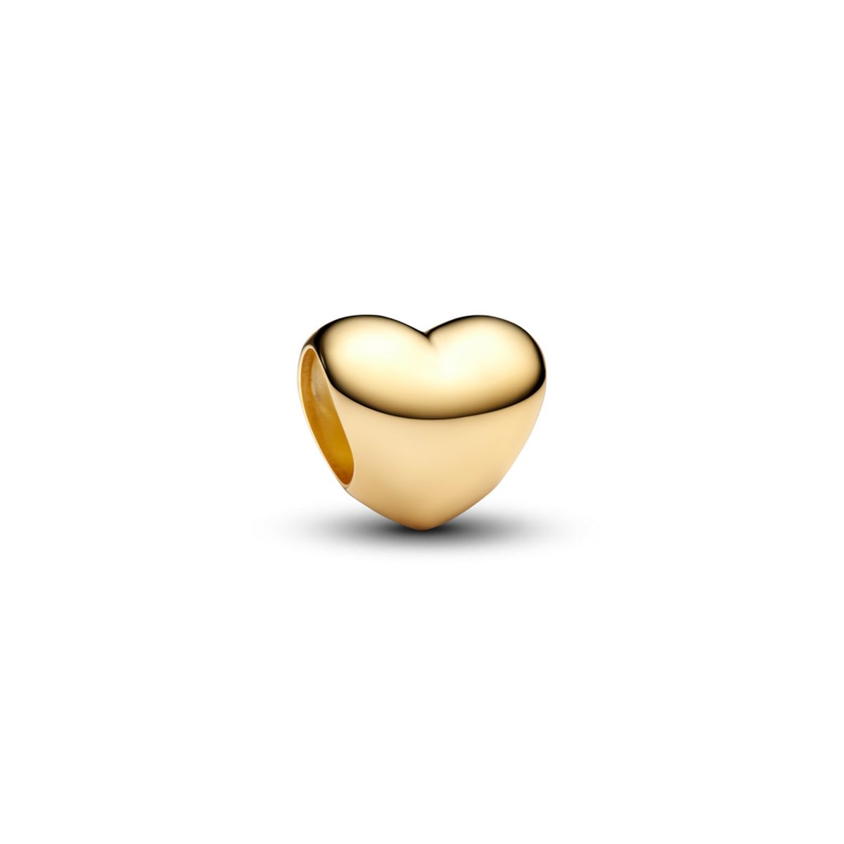 PANDORA - Mini Charm Corazón Dorado Mujer Pandora